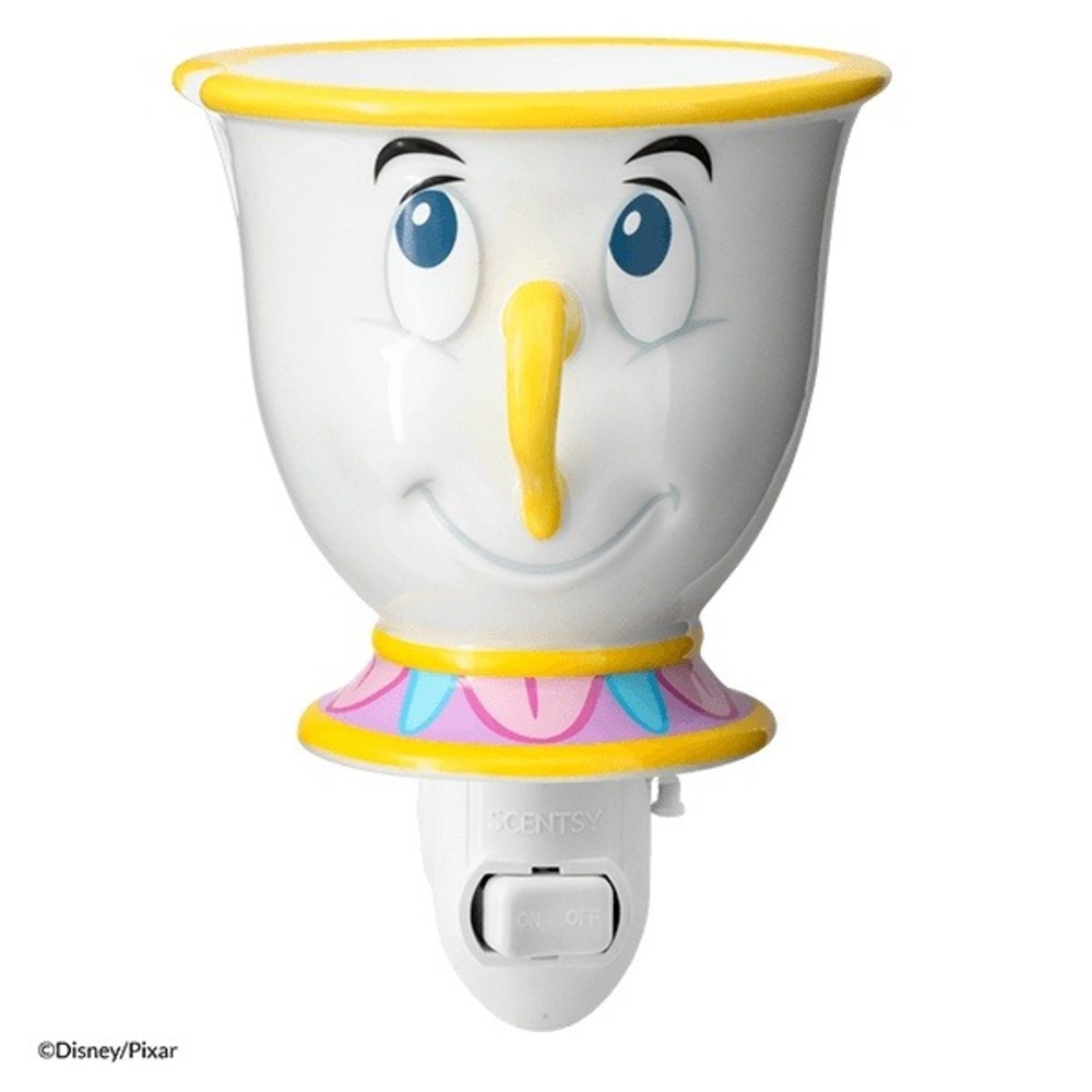 Scentsy Disney Beauty and the Beast Chip Mini Warmer Ceramic Wall Plug-In New